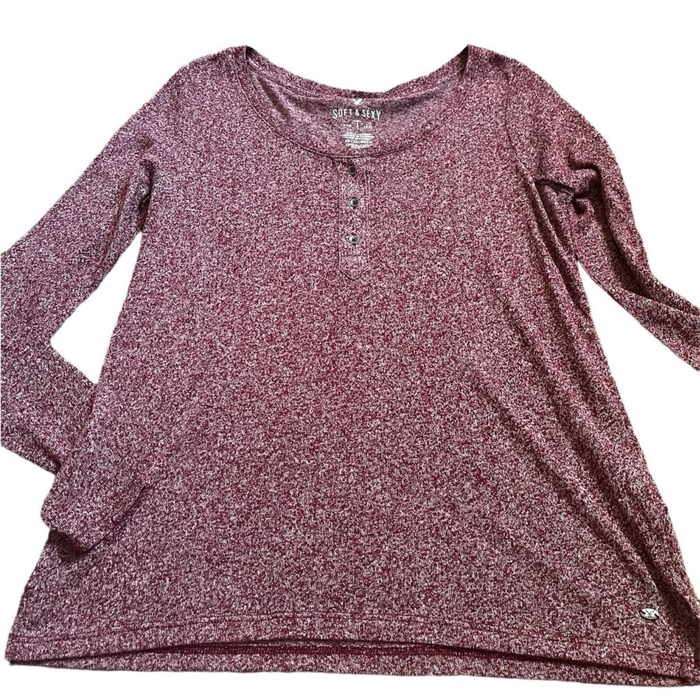 Aeropostale Soft & Sexy Long Sleeve Top Super Soft Material In Size XS